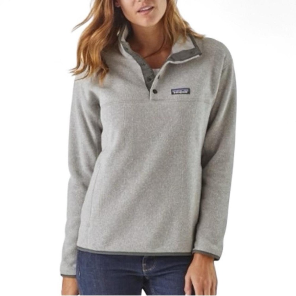 Patagonia Half snap Better Sweater Pullover Women XS Gray‎ Gorpcore hiking